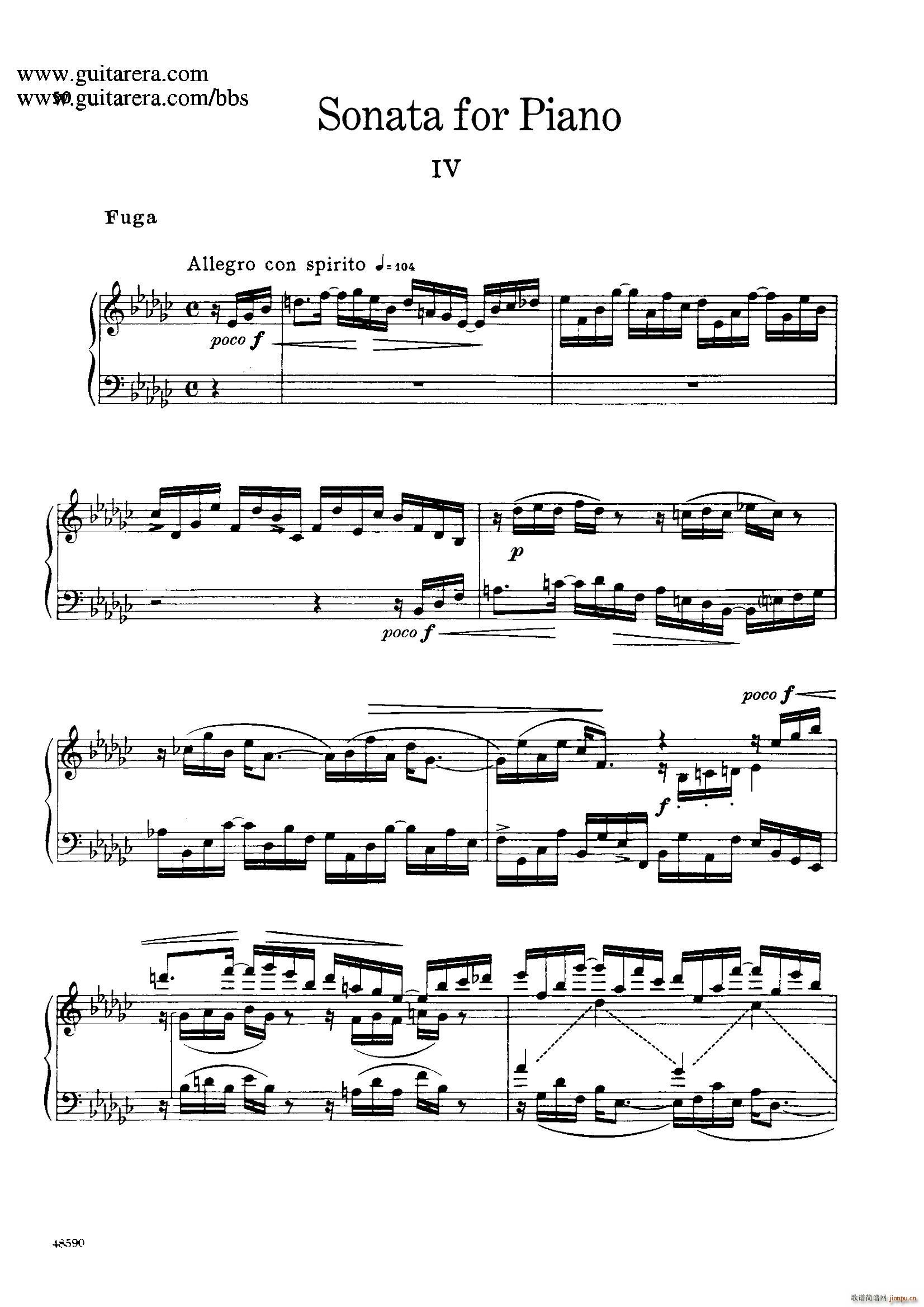 Piano Sonata Op 26(钢琴奏鸣曲 第四乐章)1