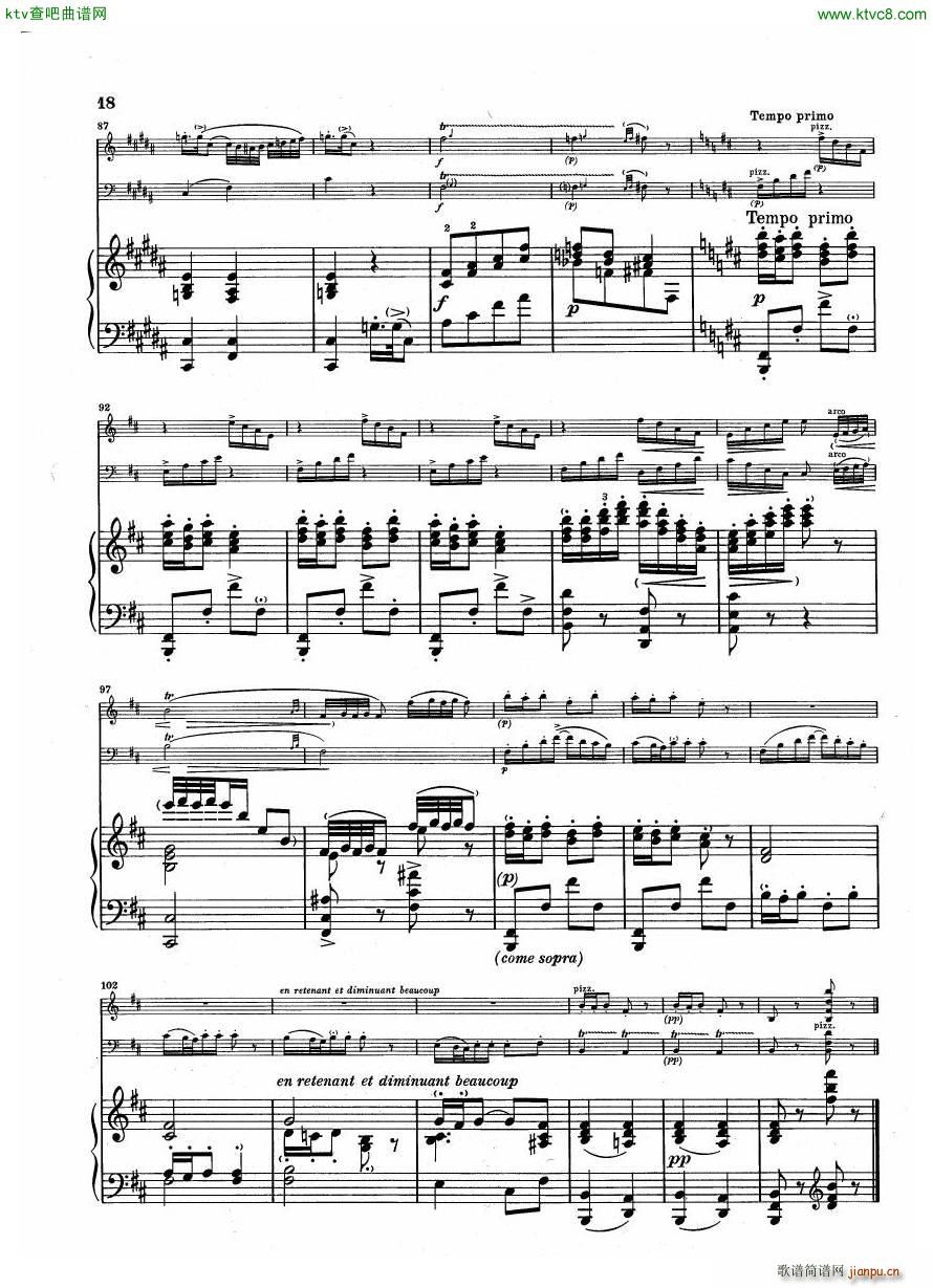 Debussy Trio en Sol18