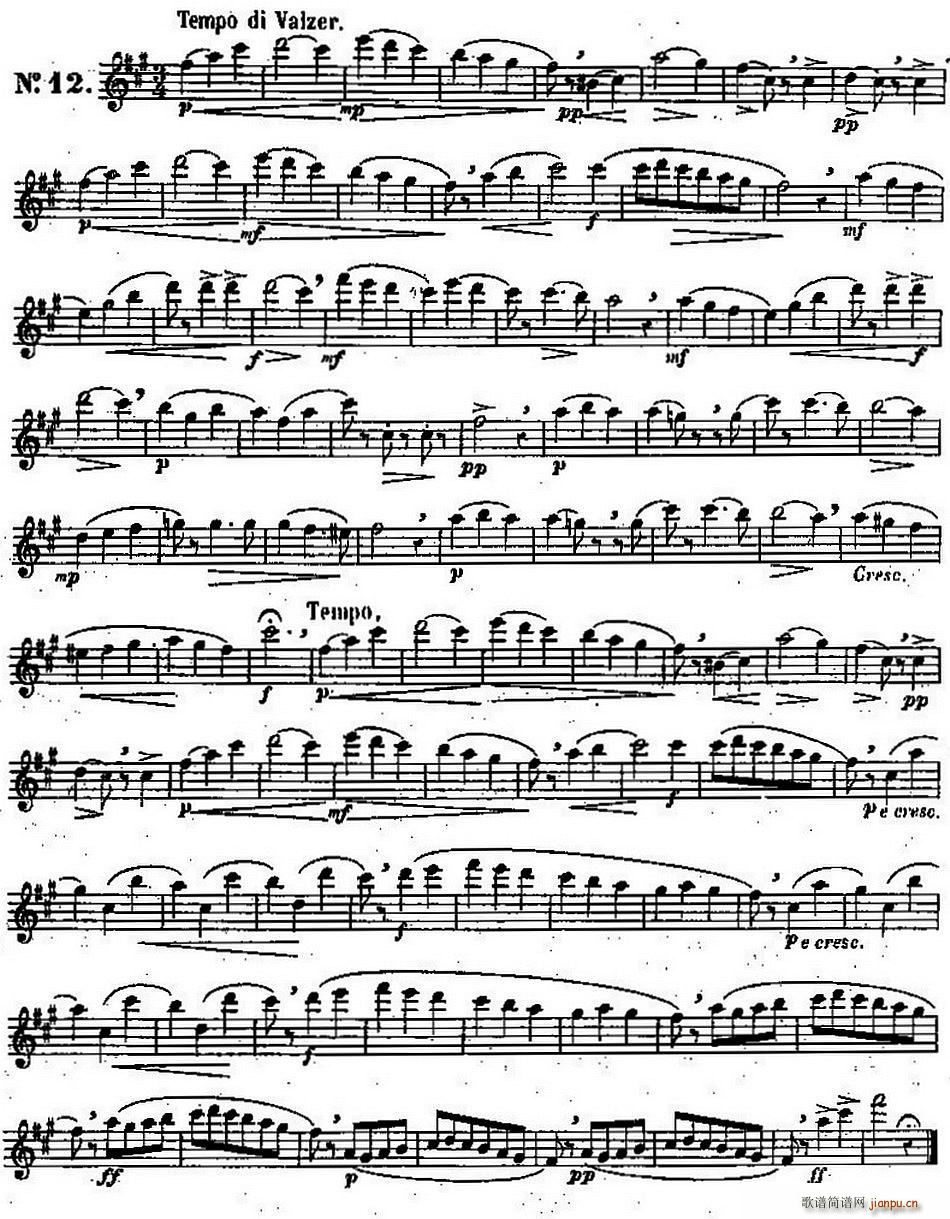 二十首练习曲作品131号(NO 12)1
