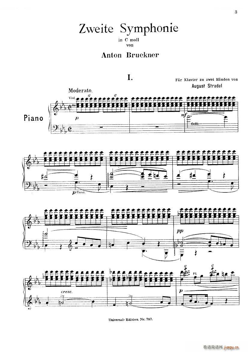 Bruckner-Stradal Symphonie No 2（一）2