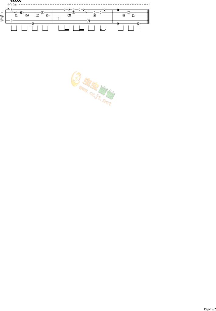 有没有人告诉你-超完美吉他独奏_陈楚生2