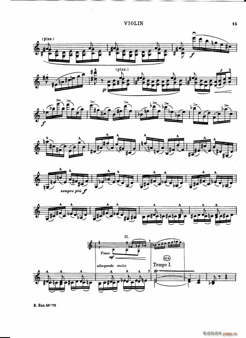 Bartok SZ 111 Contrasts violin15