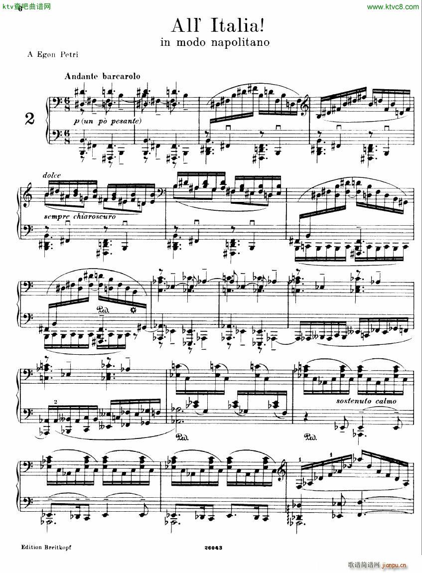 Busoni 1 Elegy No 21