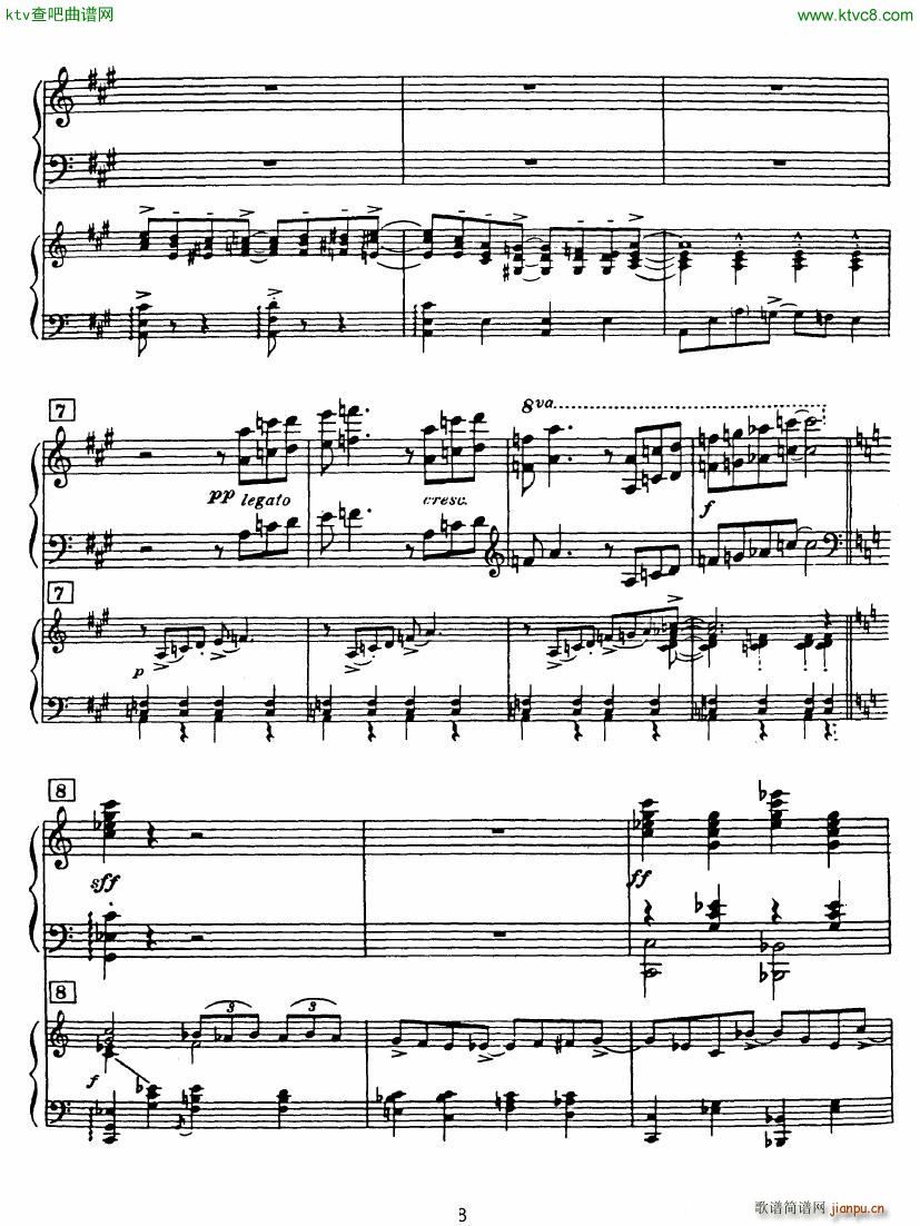 Rhapsody in Blue in Bb major Duet8