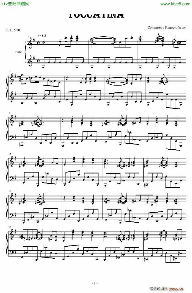 Toccatina in G Major1