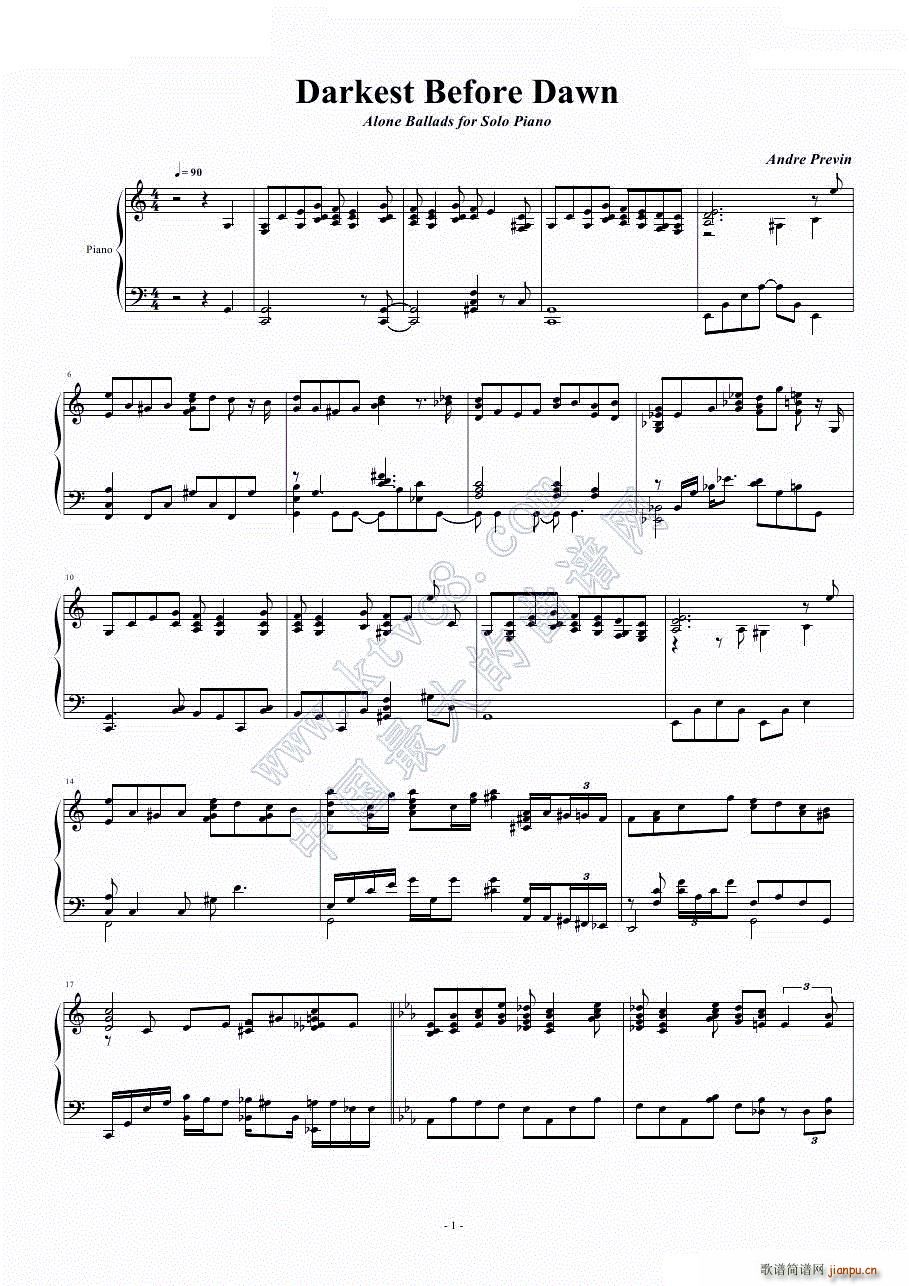 黎明darkest before dawn_Andre Previn1