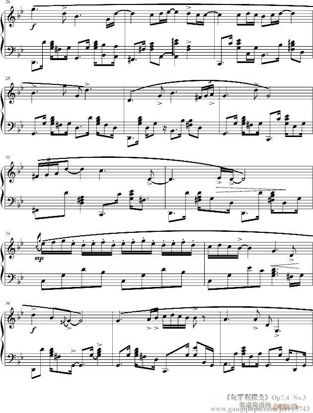 匈牙利探戈Op7.4（异国风情）_jerry57433