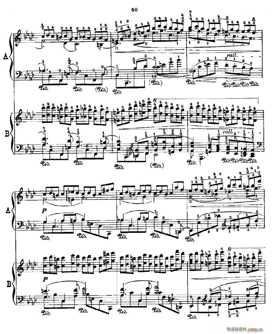 肖邦《练习曲》Fr Chopin Op 25 No2-32