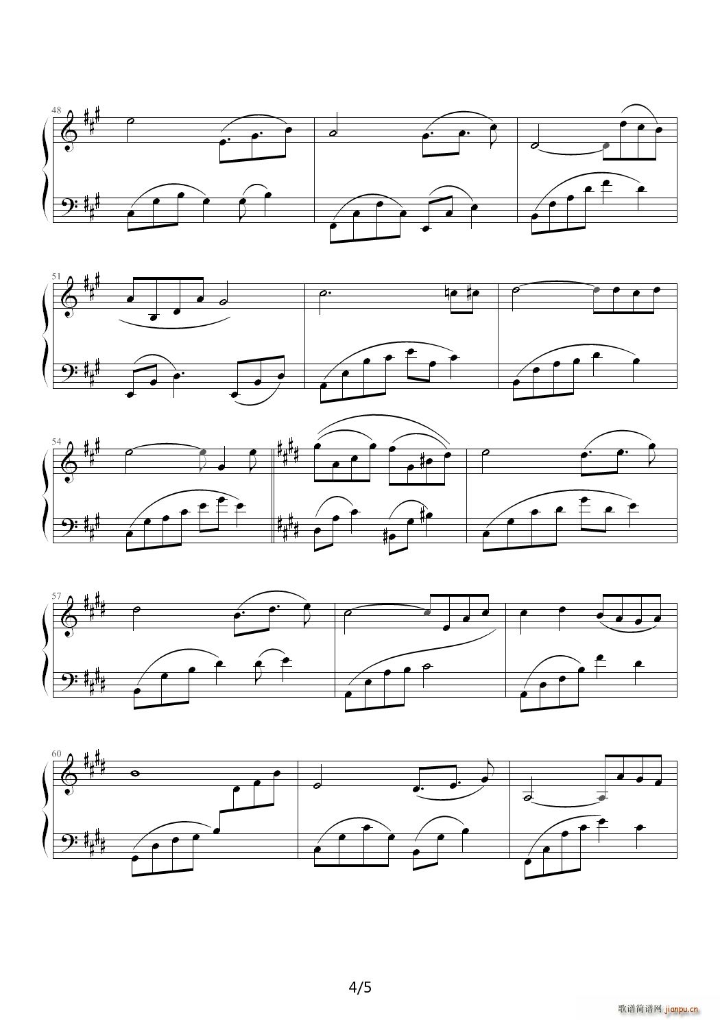 Main Theme of Pluto 降D调4