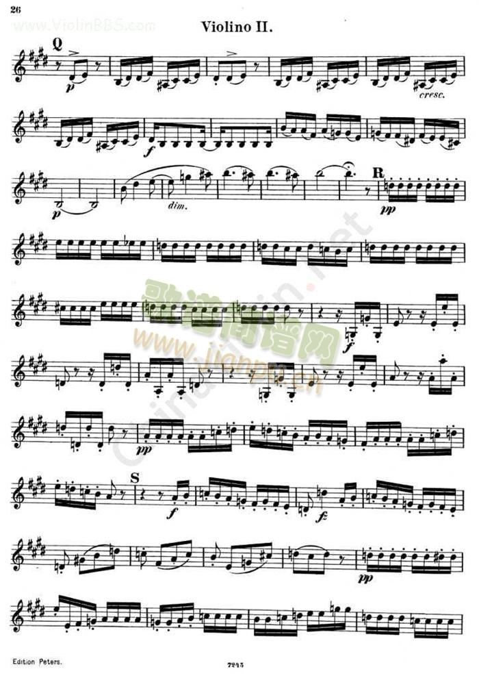 四重奏《QUARTETTO Op.125.No.2》第二小提琴7