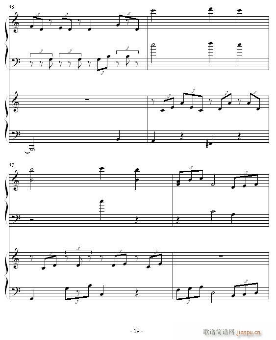 ココロの音_piano钢琴恋曲19