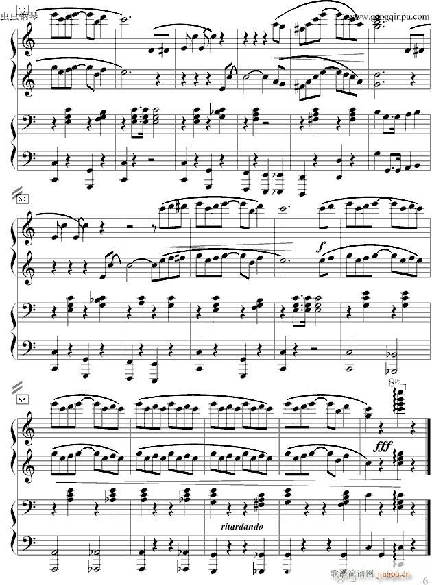 The Entertainer （四手联弹）_Scott Joplin6