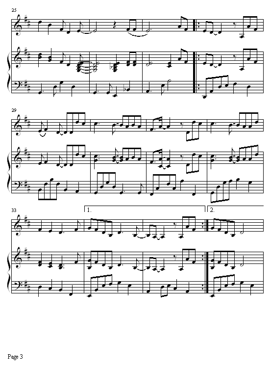 我愿意-钢琴版-钢琴谱(钢琴曲)-王菲3