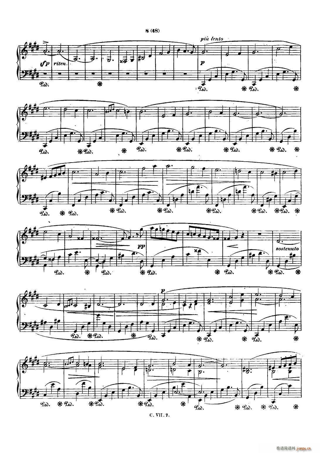肖邦 钢琴谐谑曲 Chopin Scherzo（No 4 E大调 Op 54）7