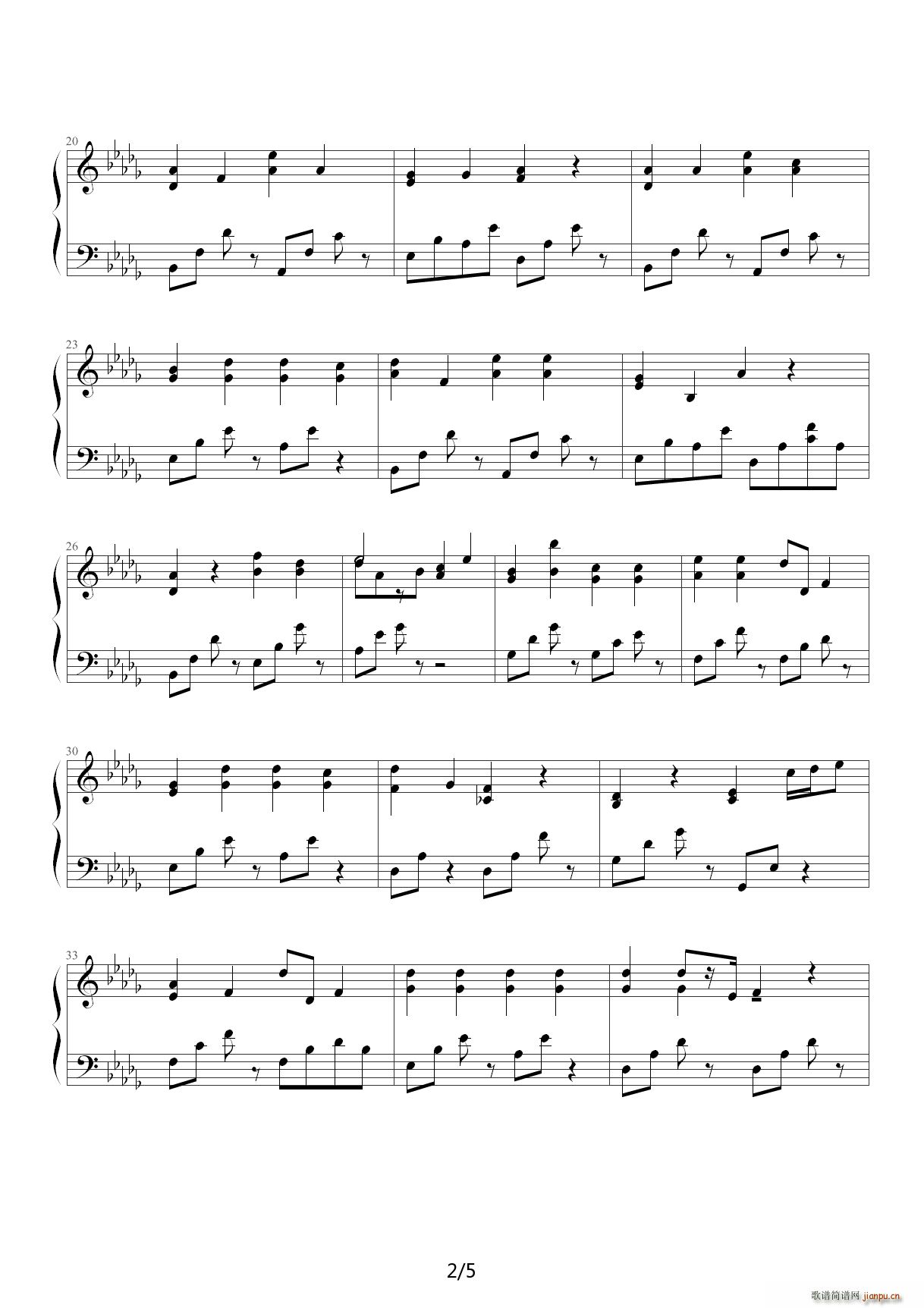 可惜不是你�D曹轩宾 降D调2