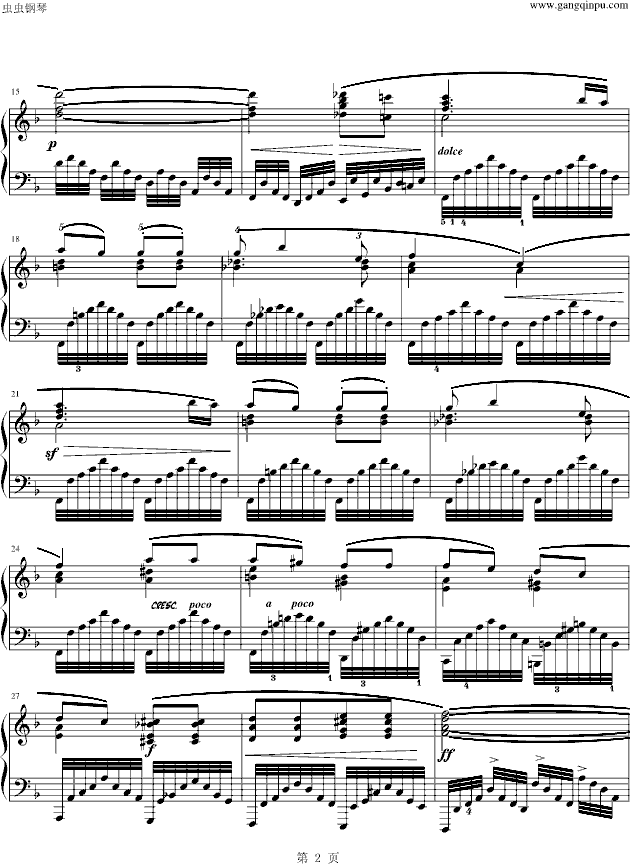 练习曲Op.740 No.12-钢琴谱(钢琴曲)-车尔尼-Czerny2