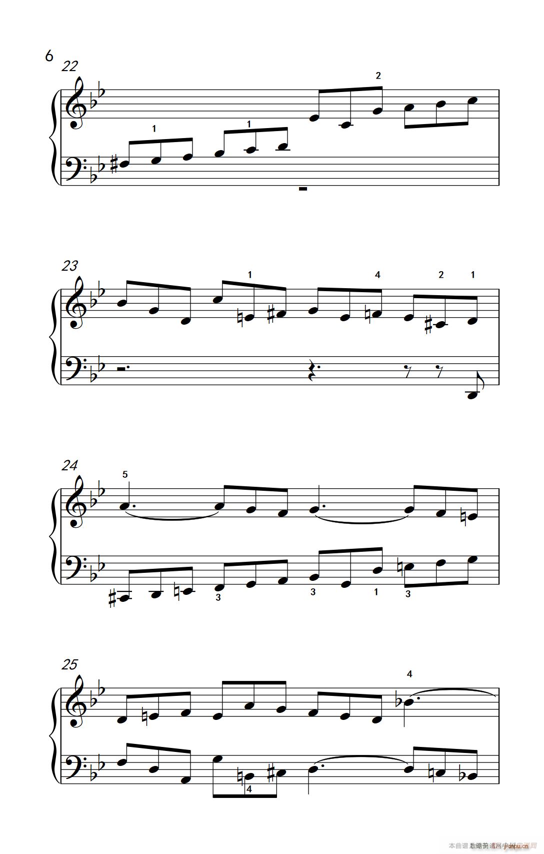 第九级1 吉格舞曲 选自《英国组曲》第三套（中央音乐学院 钢琴（业余）考级教程 7-9级）6