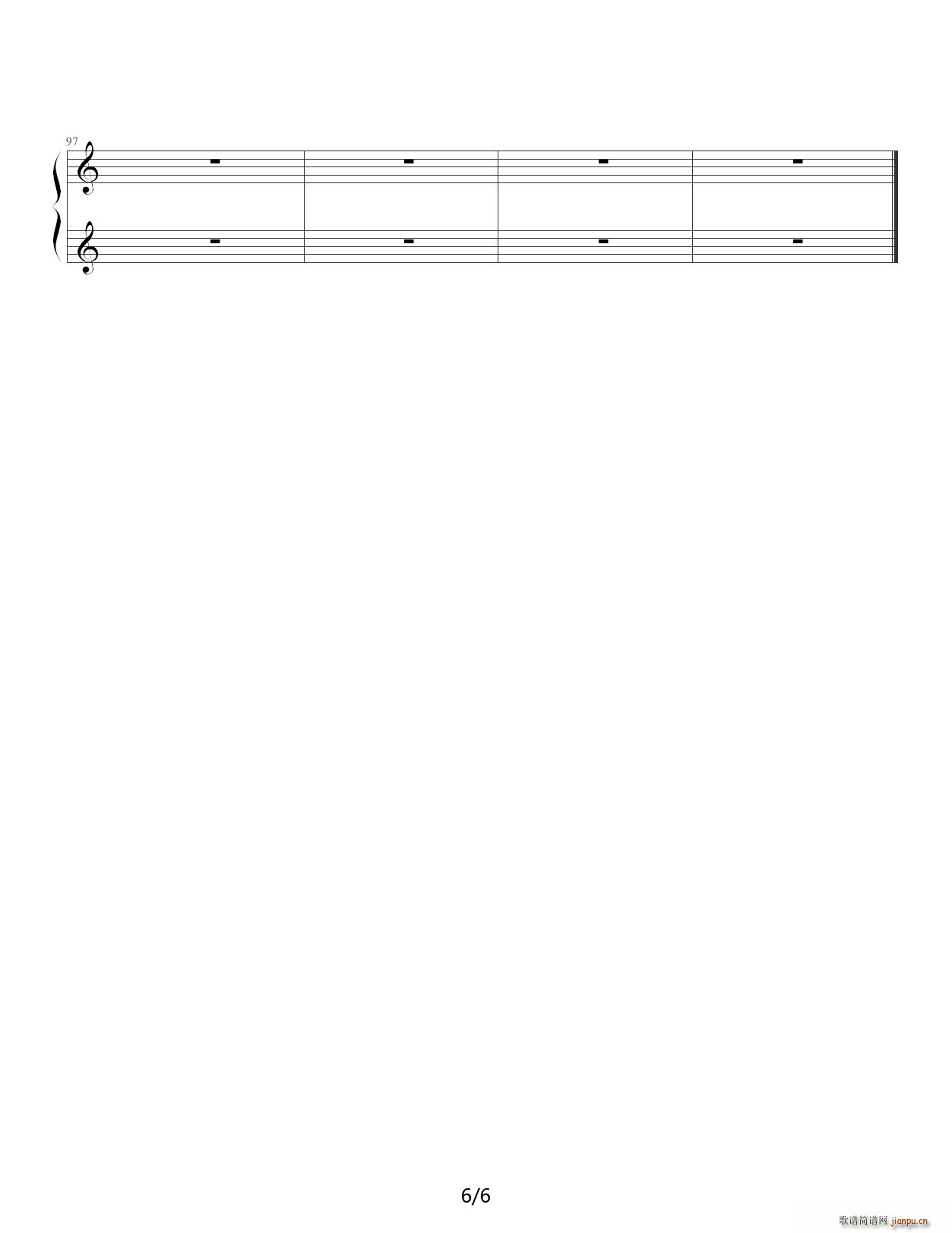 爱的钢琴曲五 昙花如你 C调6