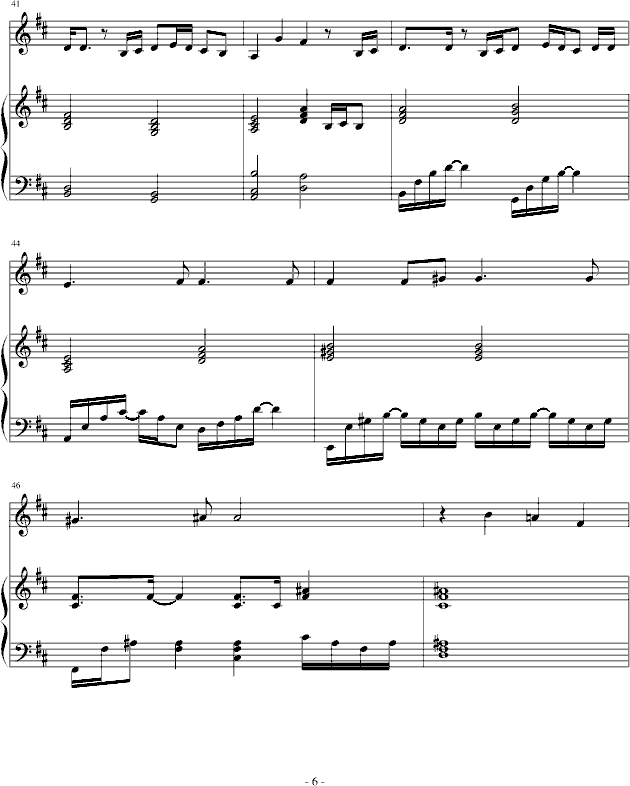 Time after time-弹唱-钢琴谱(钢琴曲)-仓木麻衣6