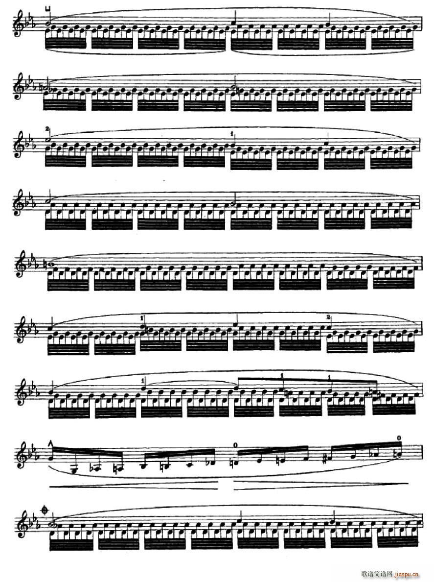 让 德尔菲 阿拉尔-12首小提琴�S想练习曲之192