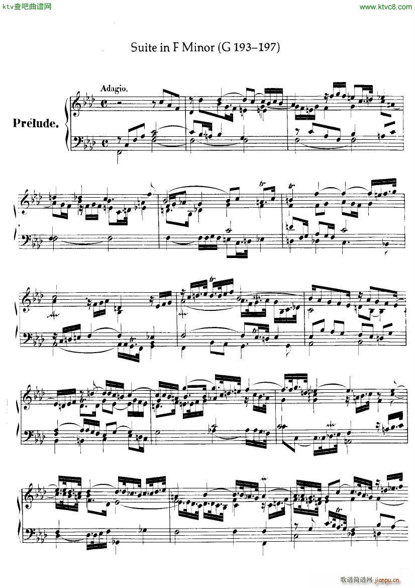Handel Suite in F minor G193 1971