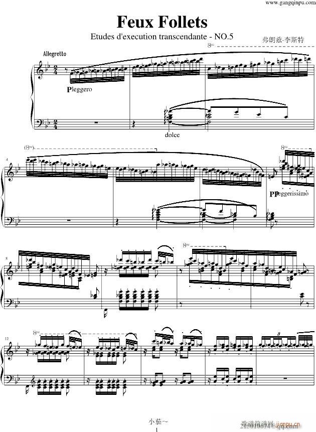 Liszt - Feux Follets_李斯特1