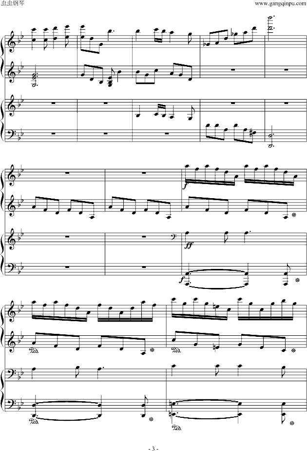 《僵尸新娘》中的四手联弹-钢琴谱(钢琴曲)-Danny Elfman3