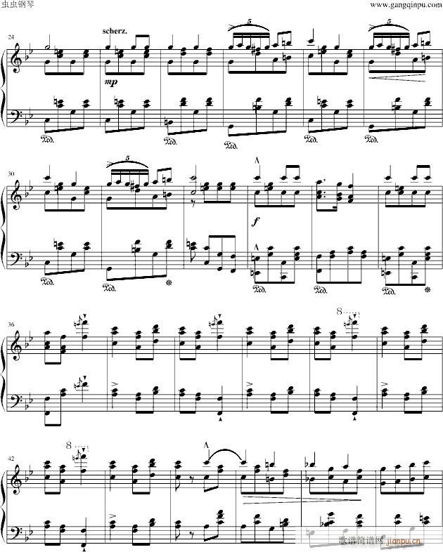 李斯特《唐璜的回忆》选段――香槟之歌  最难钢琴曲~_李斯特2