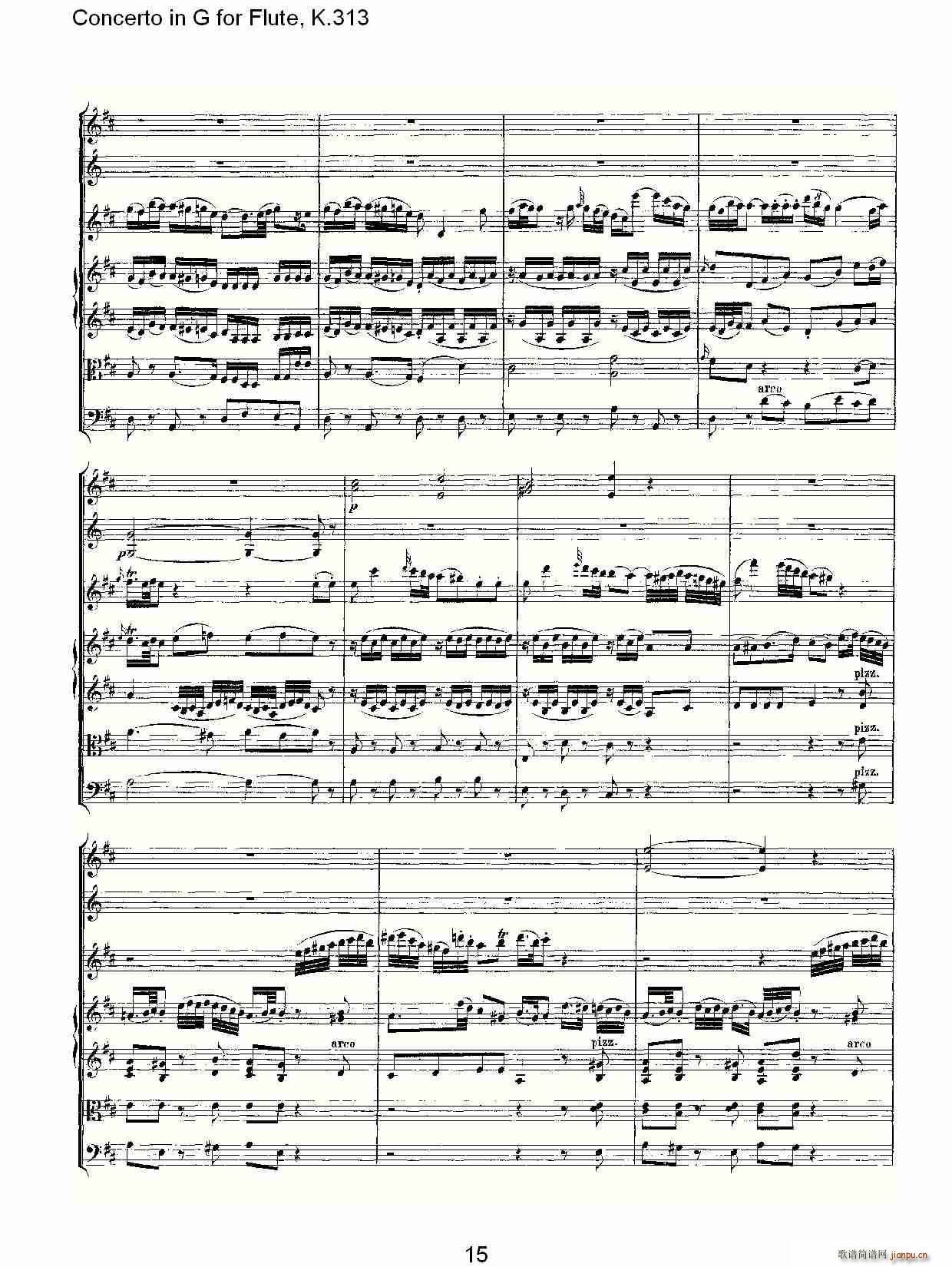 Concerto in G for Flute, K.313（G调长笛协奏曲, K.313）16