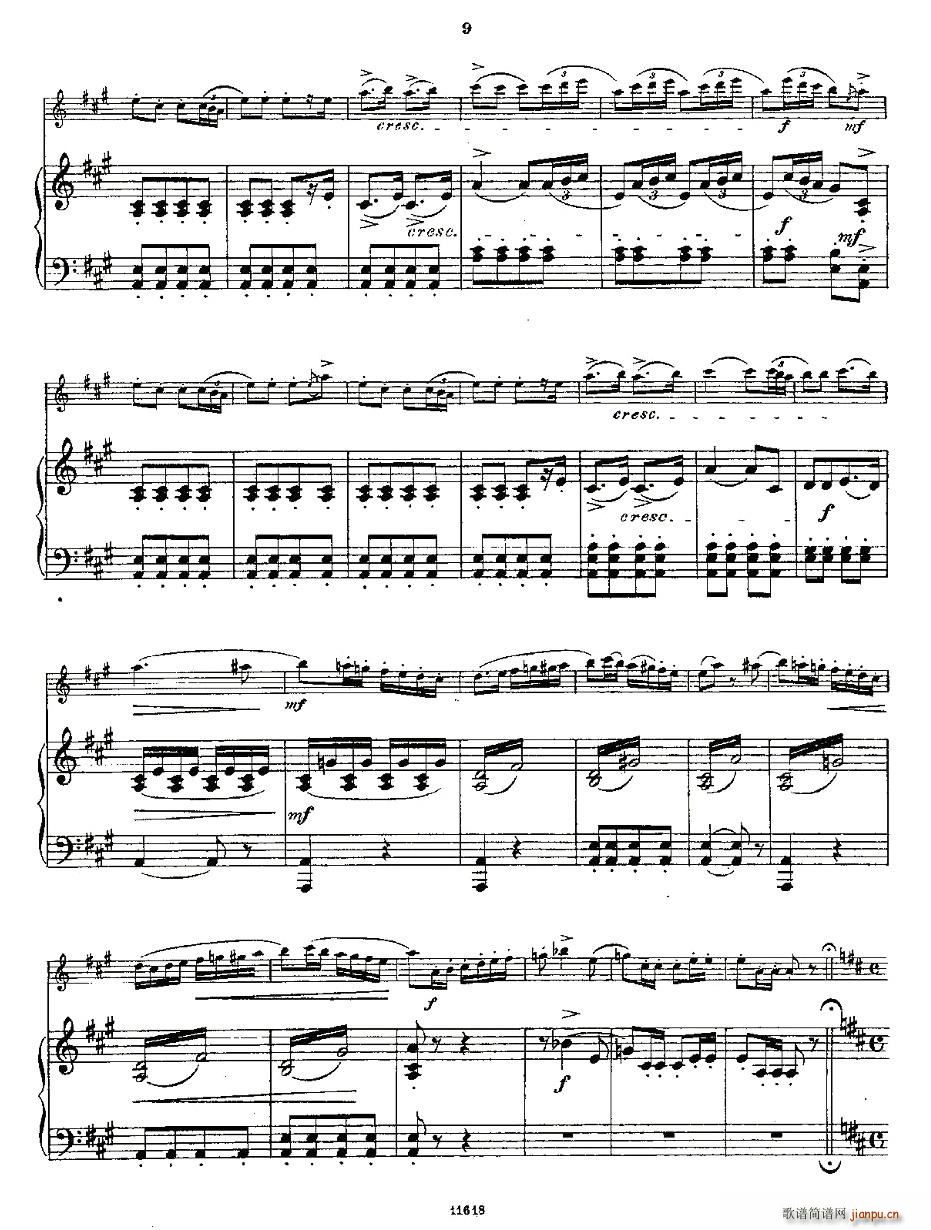 Opern-Transcriptionen.Op.45-3（长笛+钢琴伴奏）9