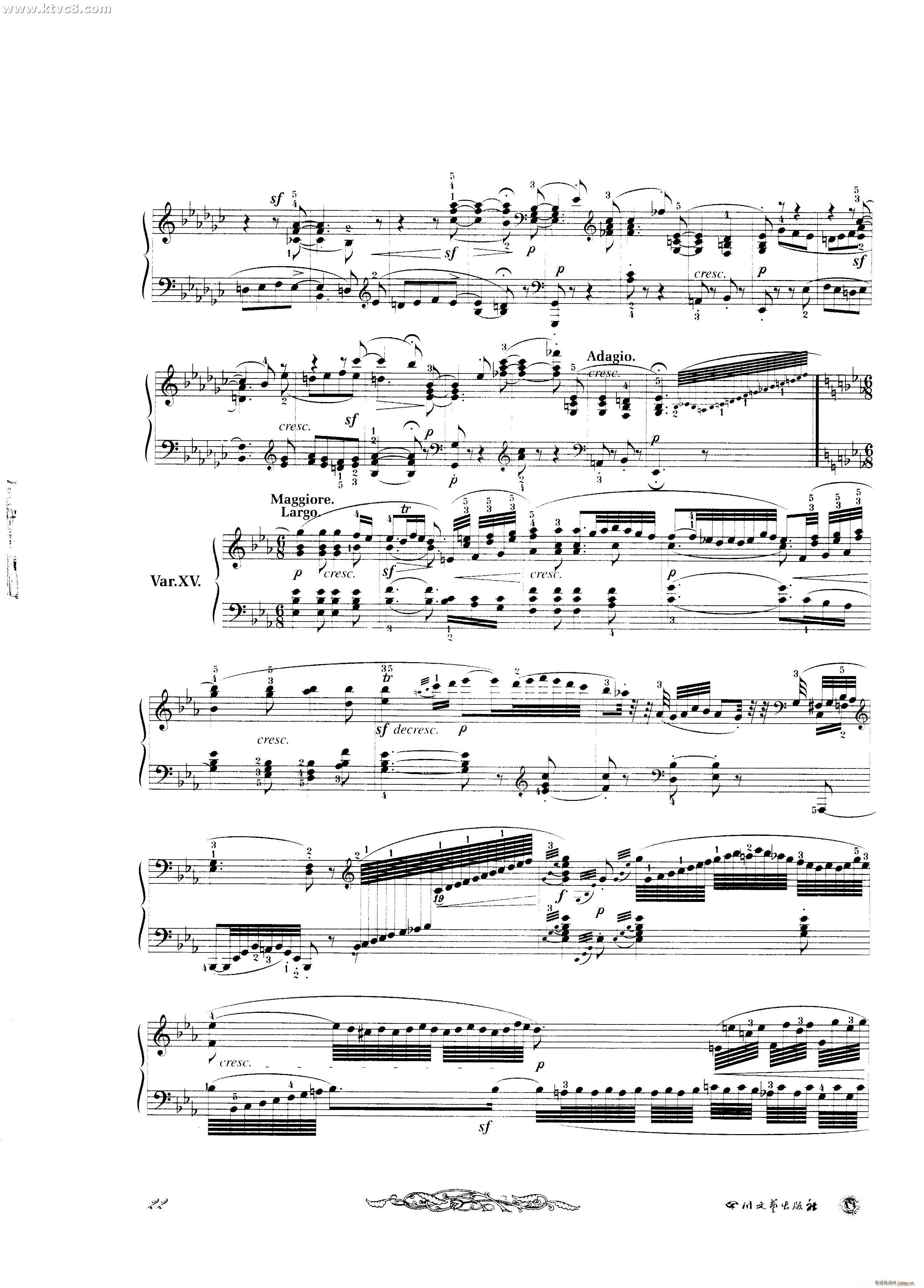 贝多芬钢琴变奏曲集二11