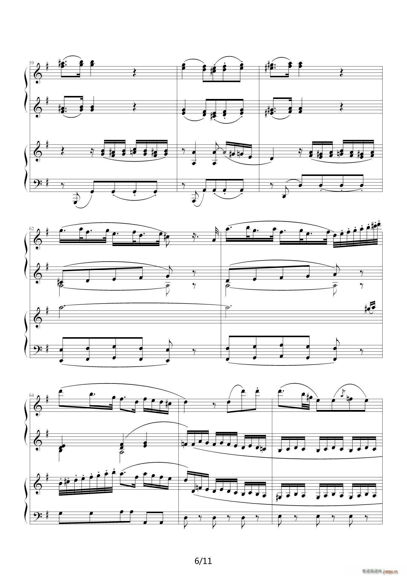 莫扎特D大调双钢琴奏鸣曲K448第二乐章6