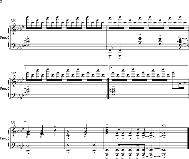 Kinetic Keys 原创电子琴歌曲-钢琴谱(钢琴曲)-唐逸飞8