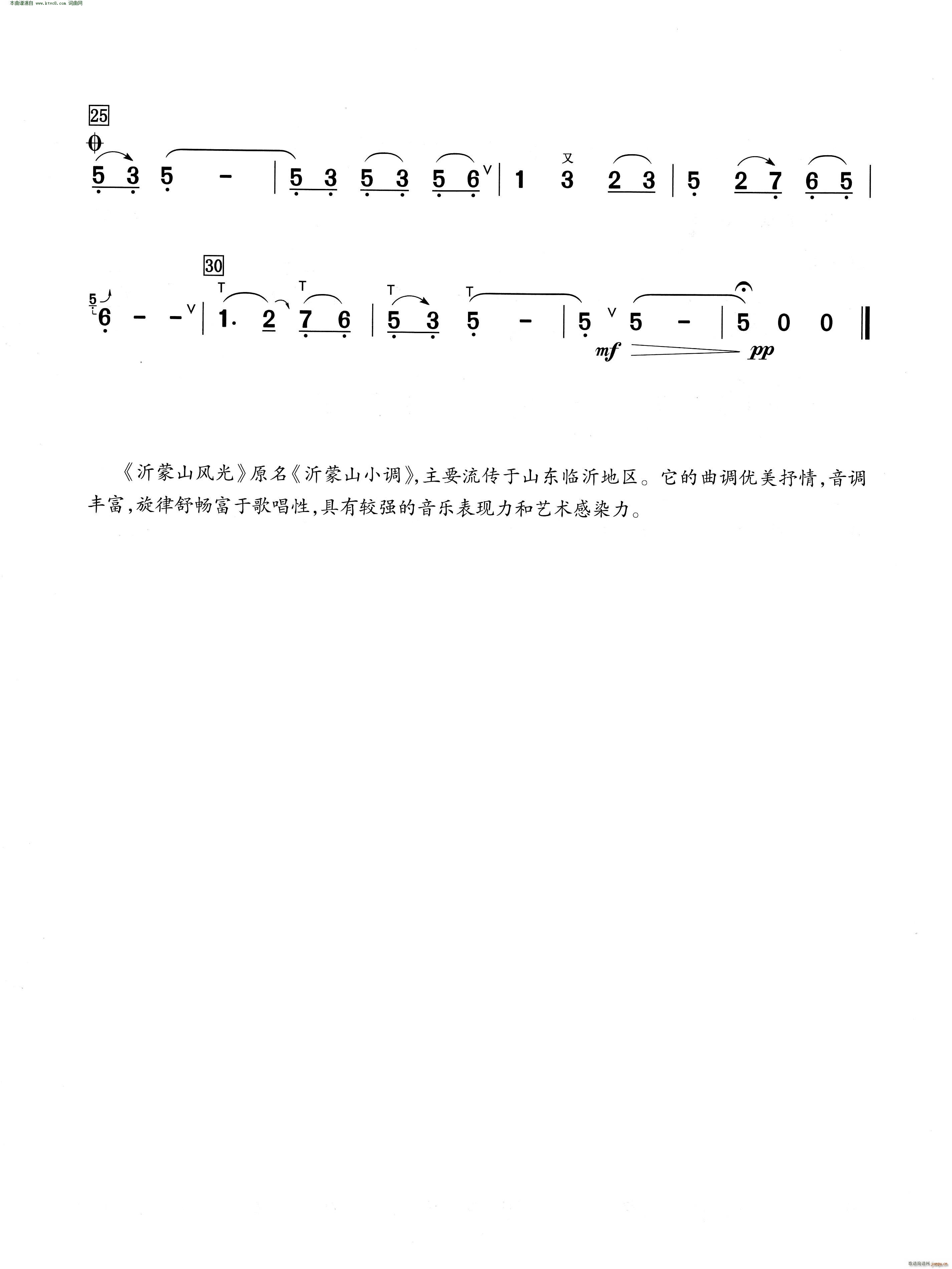 沂蒙山风光(葫芦丝演奏提示版)2