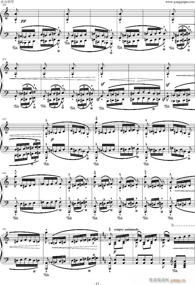 李斯特 《西班牙狂想曲》难度极高的炫技大作！_李斯特17