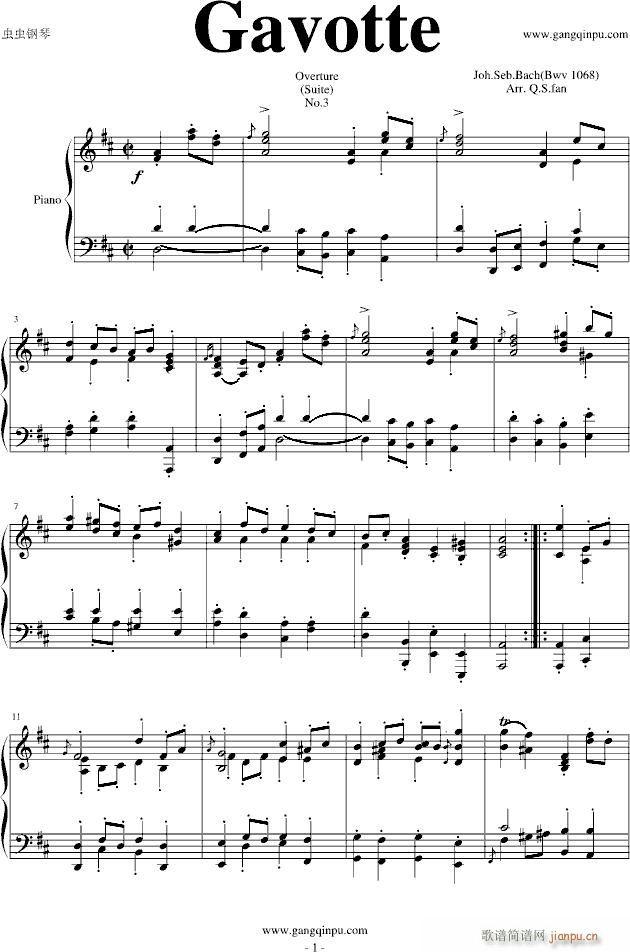 加沃特（第三管弦乐组曲）_巴赫-P.E.Bach1