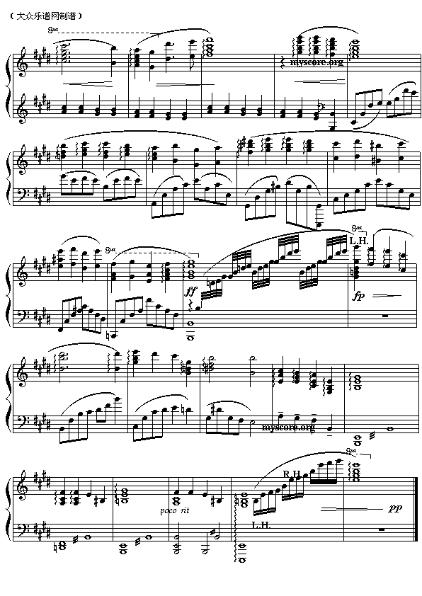 流行钢琴曲 班得瑞:肖邦忧郁曲2