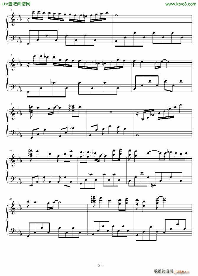 不知名钢琴曲 一2