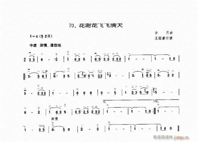 二胡 花谢花飞飞满天1