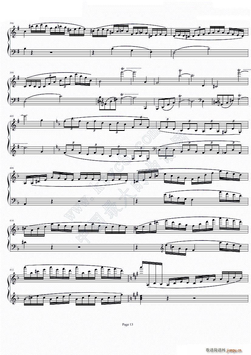 钢琴协奏曲Op61第一乐章_贝多芬 beethoven14