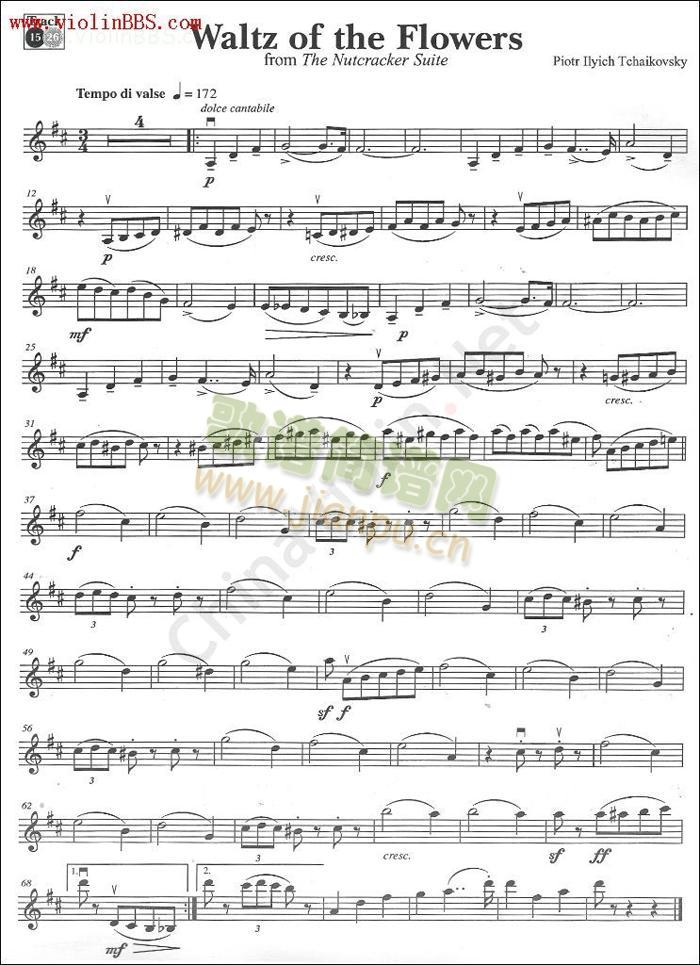 柴科夫斯基《Waltz of the Flowers》1