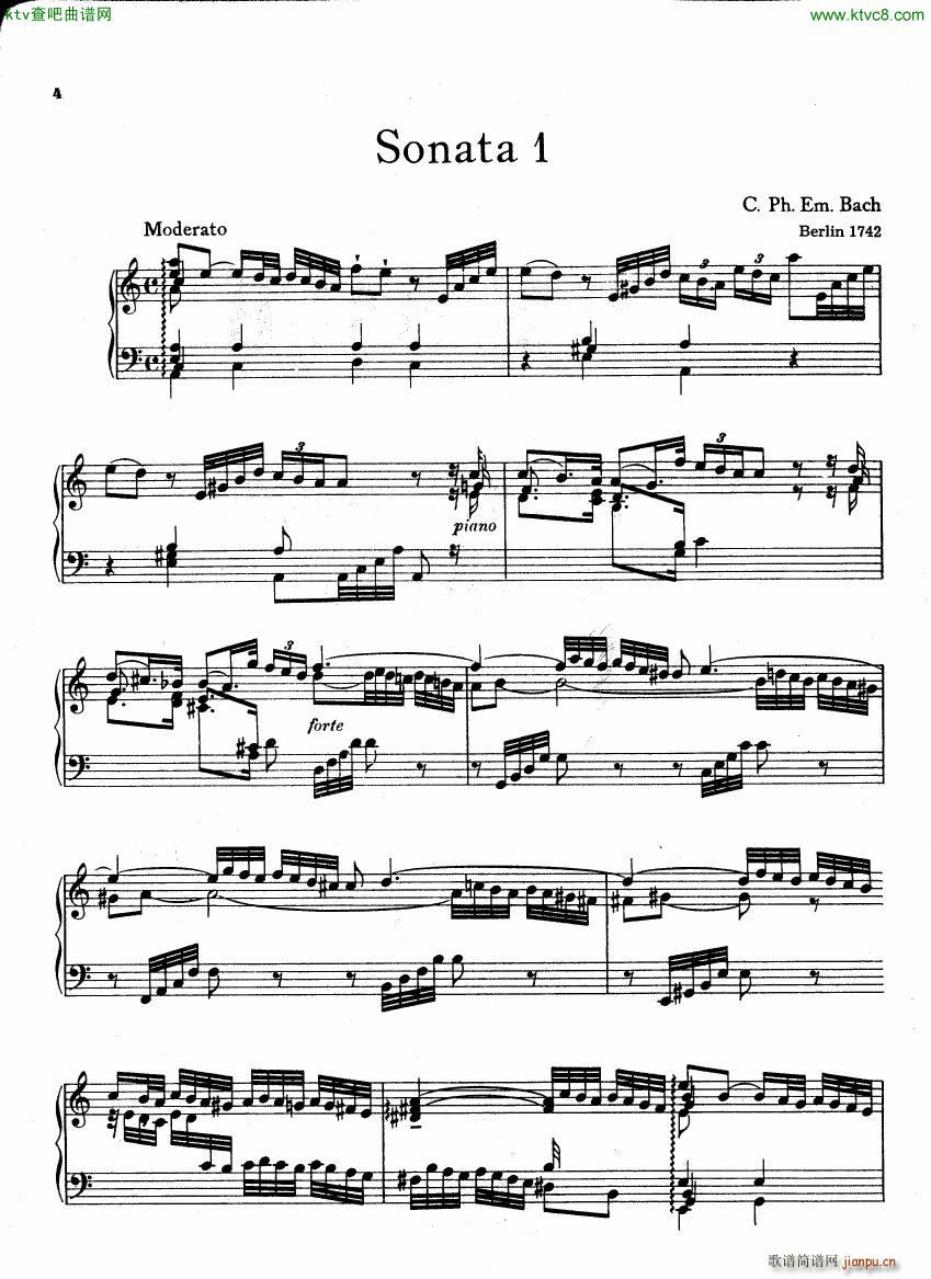 Bach CPE 6 Wurttemberg Sonatas1