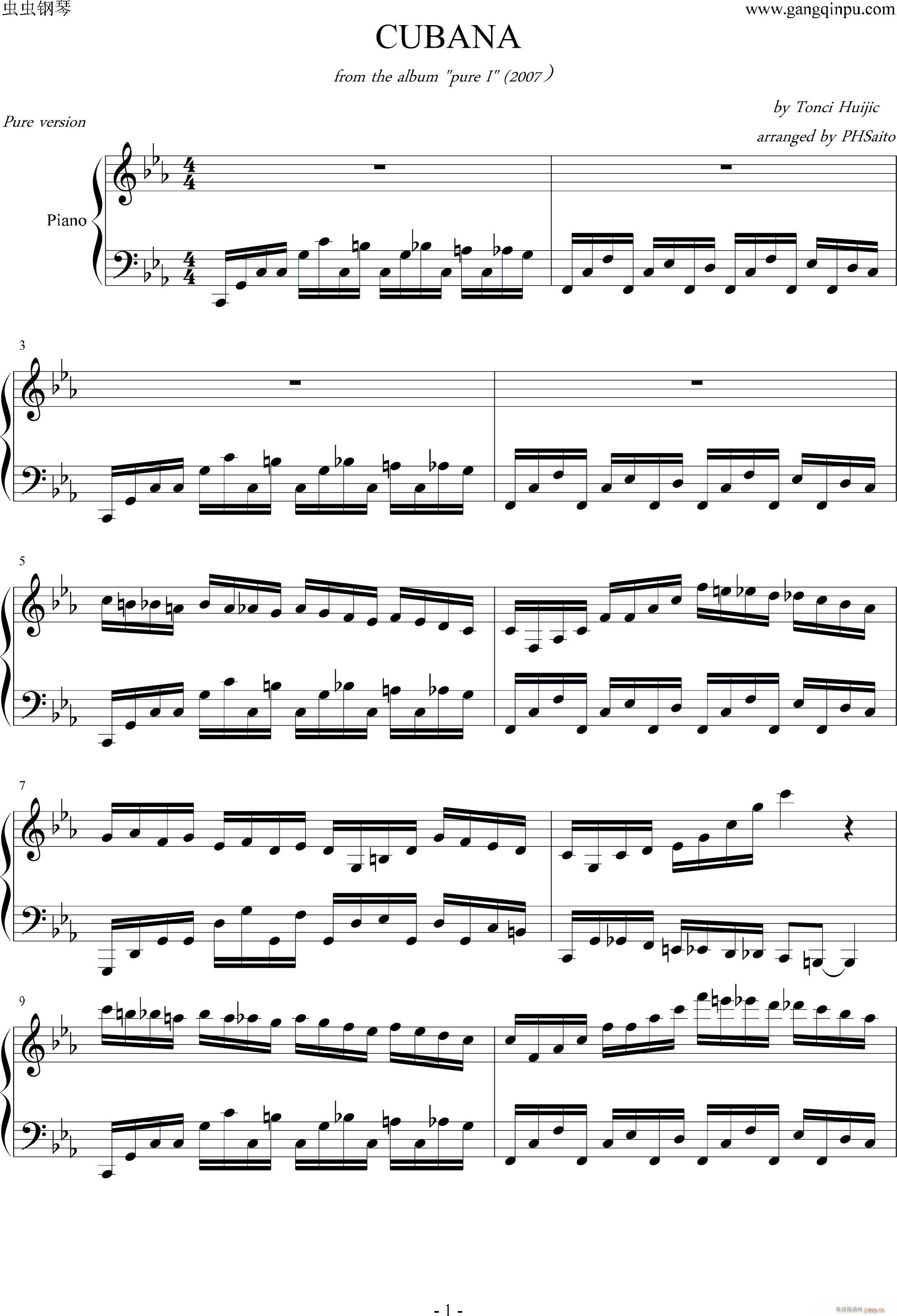 古巴pure版】来自绝版专辑pure】_马克西姆 Maksim Mrvica1