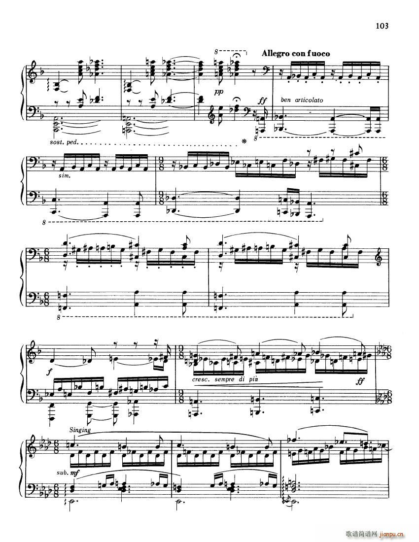 Barber op 46 Ballade3