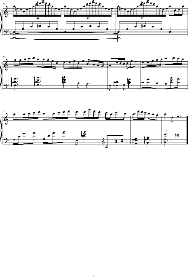 孤月华章(花如雨)-钢琴谱(钢琴曲)-乐侠4