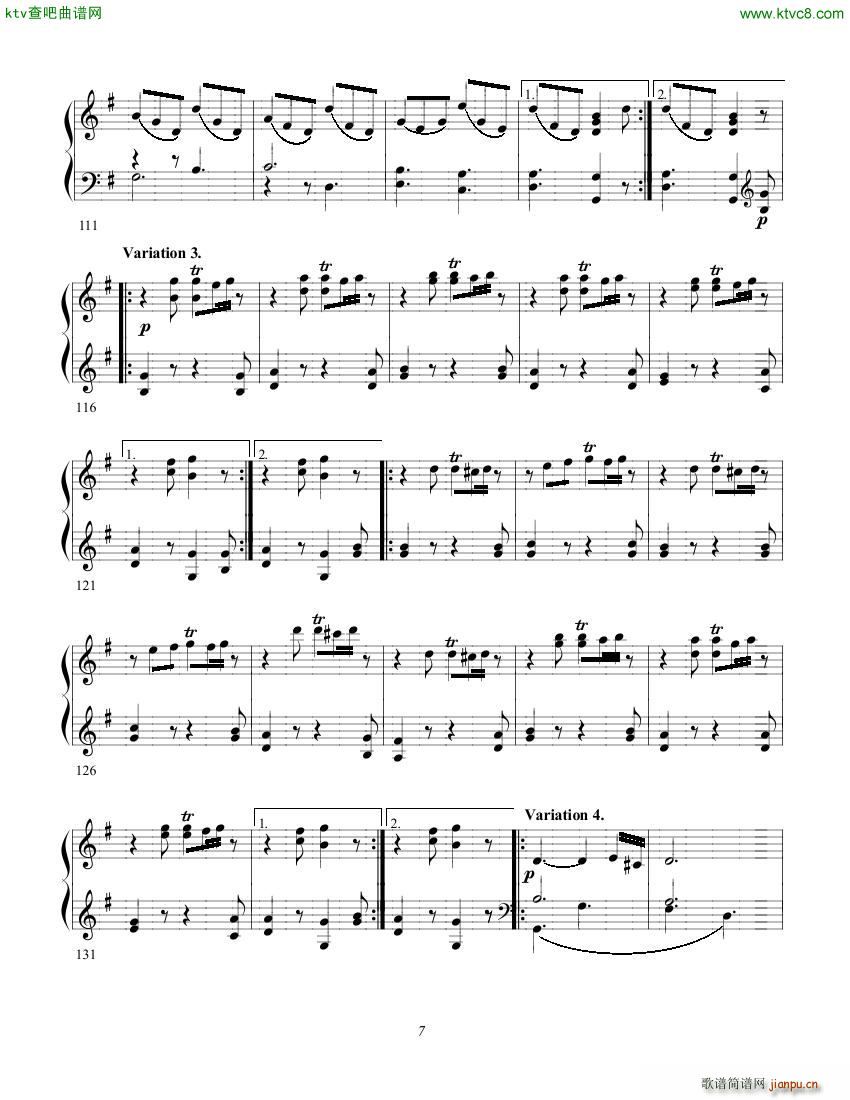Clementi op 1a No 3 Sonate G major7