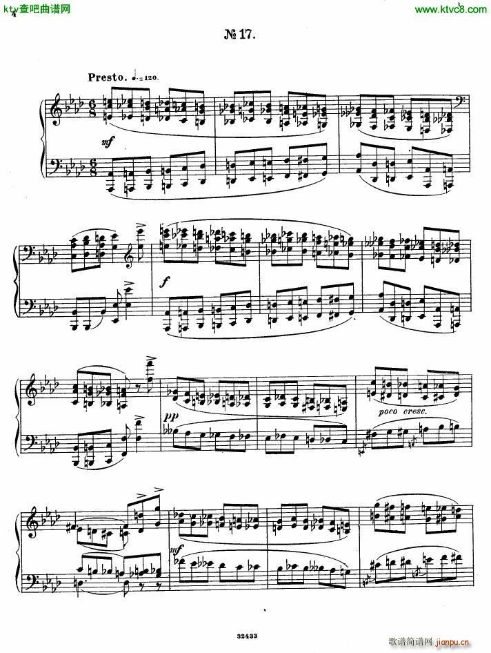 Gliere 25 Preludes op30 Book43