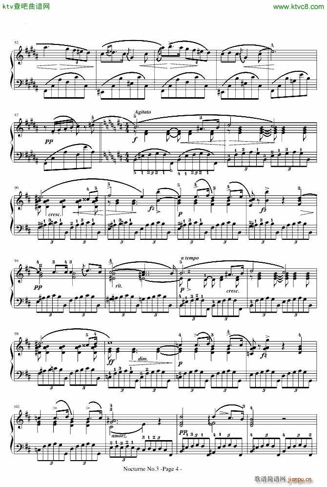 夜曲No 3 Op 9 3_肖邦 chopin4