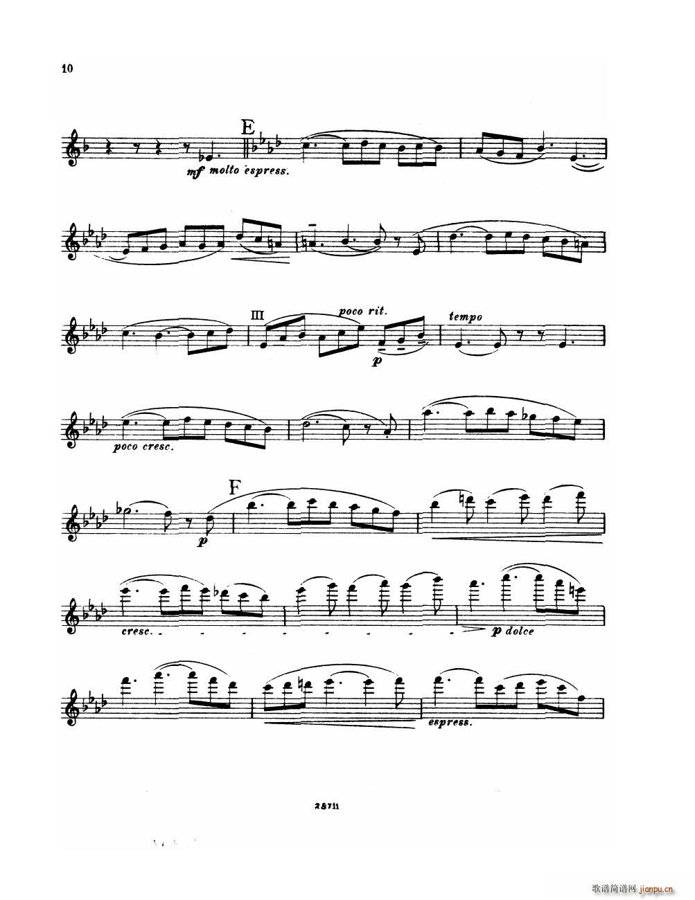 Bowen Suite for violin and piano violin part10