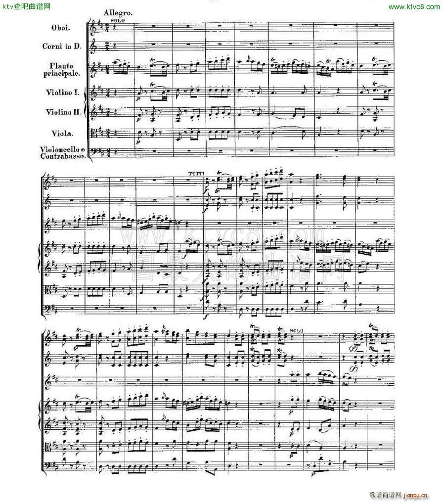 Concerto in D for Flute K 314 D大调长笛协奏曲16